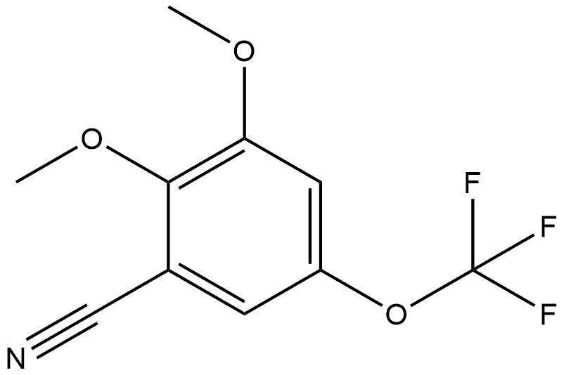 2702413-77-0 2,3-Dimethoxy-5-(trifluoromethoxy)benzonitrile