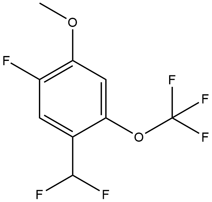 2702978-13-8 1-(Difluoromethyl)-5-fluoro-4-methoxy-2-(trifluoromethoxy)benzene