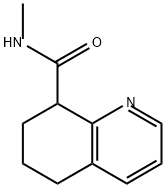 8-Quinolinecarboxamide, 5,6,7,8-tetrahydro-N-methyl- Structure