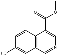 7-羟基异喹啉-4-羧酸甲酯,2703756-47-0,结构式