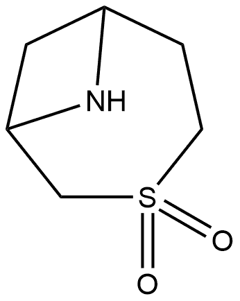 3-Thia-7-aza-bicyclo[4.1.1]octane 3,3-dioxide Structure