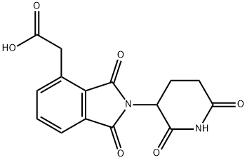 1H-Isoindole-4-acetic acid, 2-(2,6-dioxo-3-piperidinyl)-2,3-dihydro-1,3-dioxo-|2-(2,6-二氧代-3-哌啶基)-2,3-二氢-1,3-二氧代-1H-异吲哚-4-乙酸