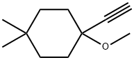 1-乙炔基-1-甲氧基-4,4-二甲基环己烷,2703773-41-3,结构式
