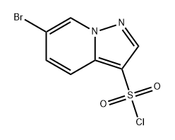 6-溴吡唑并[1,5-A]吡啶-3-磺酰氯, 2703773-79-7, 结构式