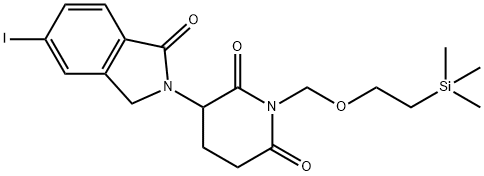 2703774-51-8 3-(1,3-二氢-5-碘-1-氧代-2H-异吲哚-2-基)-1-[[2-(三甲基甲硅烷基)乙氧基]甲基]-2,6-哌啶二酮