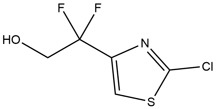 2-(2-氯噻唑-4-基)-2,2-二氟乙-1-醇, 2703781-03-5, 结构式