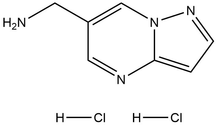 pyrazolo[1,5-a]pyrimidin-6-ylmethanamine dihydrochloride Structure