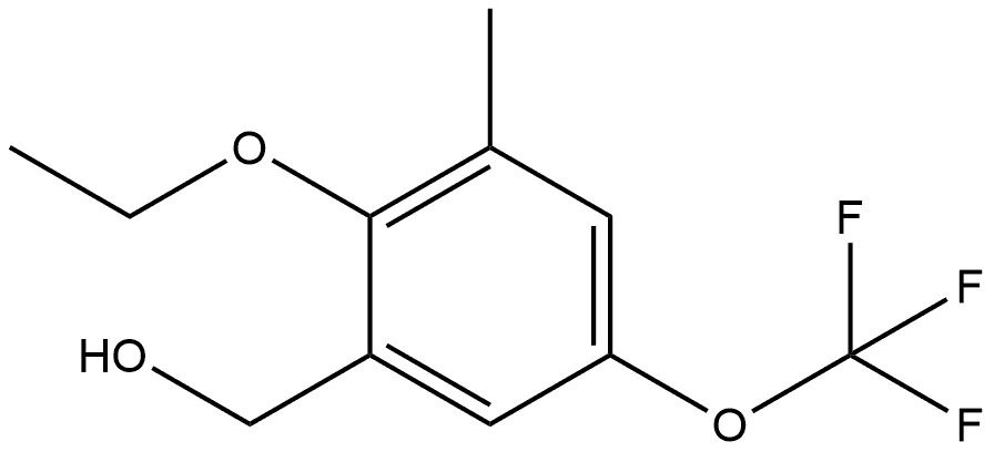 2-Ethoxy-3-methyl-5-(trifluoromethoxy)benzenemethanol|