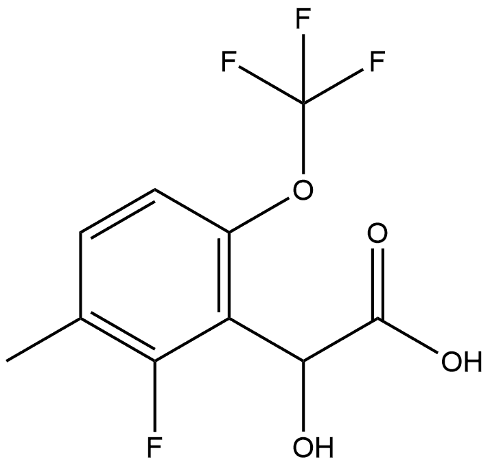 2705028-66-4 2-Fluoro-α-hydroxy-3-methyl-6-(trifluoromethoxy)benzeneacetic acid