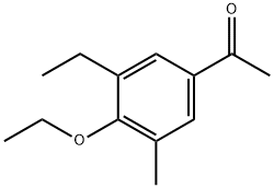 1-(4-ethoxy-3-ethyl-5-methylphenyl)ethanone Structure