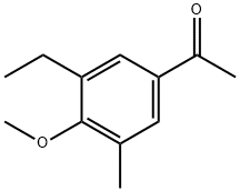 1-(3-ethyl-4-methoxy-5-methylphenyl)ethanone Structure