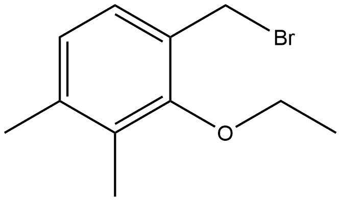 1-(Bromomethyl)-2-ethoxy-3,4-dimethylbenzene Structure