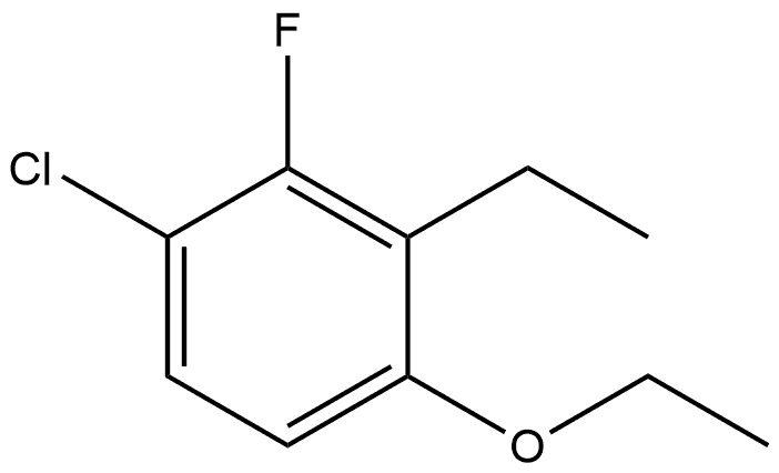 1-Chloro-4-ethoxy-3-ethyl-2-fluorobenzene Structure