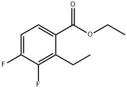 Ethyl 2-ethyl-3,4-difluorobenzoate,2706870-52-0,结构式