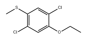 (2,5-Dichloro-4-ethoxyphenyl)(methyl)sulfane 结构式