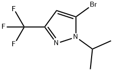 5-溴-1-异丙基-3-(三氟甲基)-1H-吡唑,2707593-00-6,结构式