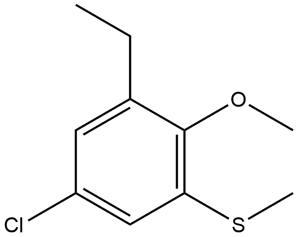 5-Chloro-1-ethyl-2-methoxy-3-(methylthio)benzene|