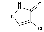 3H-Pyrazol-3-one, 4-chloro-1,2-dihydro-1-methyl- Struktur