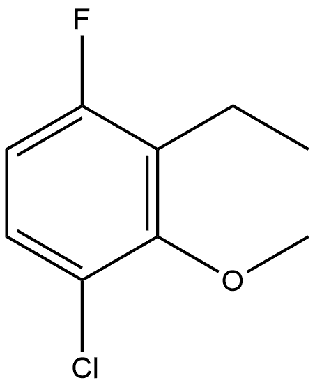 1-Chloro-3-ethyl-4-fluoro-2-methoxybenzene,2707929-38-0,结构式