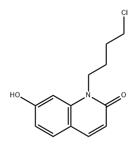 2(1H)-Quinolinone, 1-(4-chlorobutyl)-7-hydroxy- Struktur