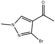 1-(3-溴-1-甲基-1H-吡唑-4-基)乙酮,2707990-55-2,结构式