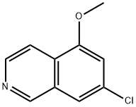 Isoquinoline, 7-chloro-5-methoxy- Structure