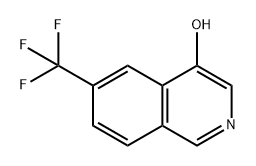 4-Isoquinolinol, 6-(trifluoromethyl)- 化学構造式