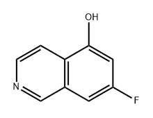 5-Isoquinolinol, 7-fluoro- 化学構造式