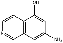 5-Isoquinolinol, 7-amino- Structure