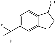 2,3-Dihydro-6-(trifluoromethyl)-3-benzofuranol Structure