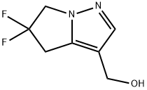 4H-Pyrrolo[1,2-b]pyrazole-3-methanol, 5,5-difluoro-5,6-dihydro- Struktur