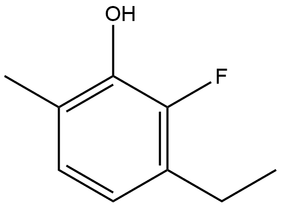 3-Ethyl-2-fluoro-6-methylphenol Structure