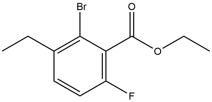 Ethyl 2-bromo-3-ethyl-6-fluorobenzoate Structure