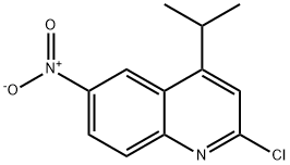 2-Chloro-4-(1-methylethyl)-6-nitroquinoline Structure