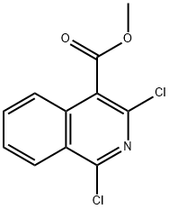 Methyl 1,3-dichloro-4-isoquinolinecarboxylate Structure