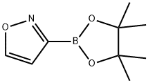 3-(4,4,5,5-Tetramethyl-[1,3,2]dioxaborolan-2-yl)-isoxazole Structure