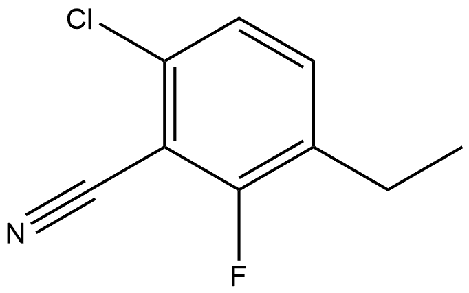 6-Chloro-3-ethyl-2-fluorobenzonitrile,2710713-84-9,结构式