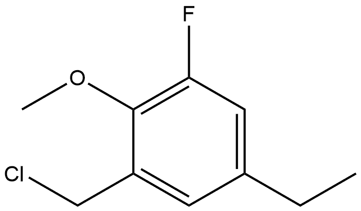 1-(Chloromethyl)-5-ethyl-3-fluoro-2-methoxybenzene|