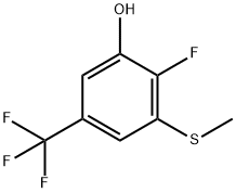2-Fluoro-3-(methylthio)-5-(trifluoromethyl)phenol|