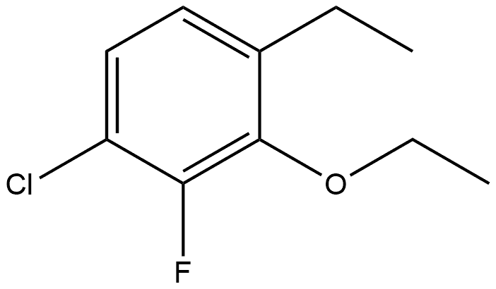 1-Chloro-3-ethoxy-4-ethyl-2-fluorobenzene Structure