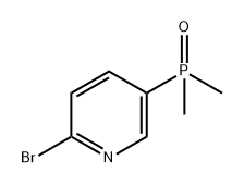 (6-溴吡啶-3-基)二甲基氧化膦 结构式