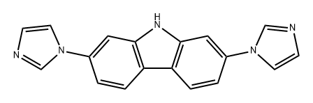 9H-Carbazole, 2,7-di-1H-imidazol-1-yl- Struktur