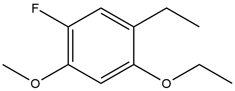 1-Ethoxy-2-ethyl-4-fluoro-5-methoxybenzene,2711282-04-9,结构式