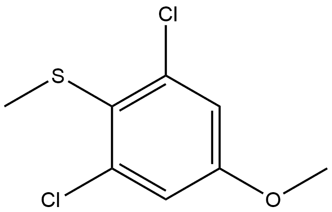 (2,6-Dichloro-4-methoxyphenyl)(methyl)sulfane Structure