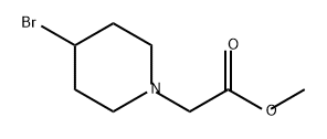 2711761-24-7 2-(4-溴哌啶-1-基)乙酸甲酯