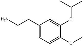 Benzeneethanamine, 4-methoxy-3-(1-methylethoxy)- Struktur