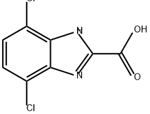 1H-Benzimidazole-2-carboxylic acid, 4,7-dichloro- Struktur