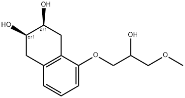 2,3-Naphthalenediol, 1,2,3,4-tetrahydro-5-(2-hydroxy-3-methoxypropoxy)-, (2R,3S)-rel-|