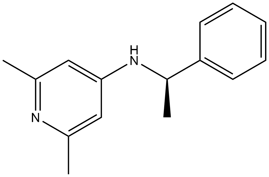 2,6-Dimethyl-N-[(1R)-1-phenylethyl]-4-pyridinamine,2715040-31-4,结构式