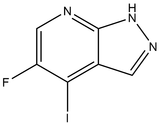 5-Fluoro-4-iodo-1H-pyrazolo[3,4-b]pyridine Structure
